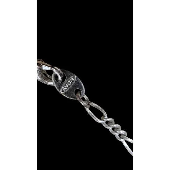 VTG Avon Long Faux Pearl & Bead Chain Necklace - Picture 4 of 4